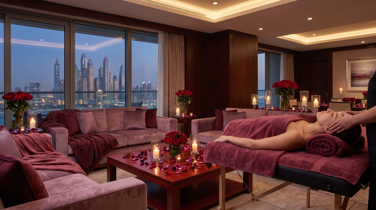 Luxora home massage service Dubai
